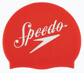 Шапка для плавання Speedo SLOGAN PRT CAP AU червоний, білий Уні OSFM. Зображення №5