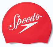 Шапка для плавання Speedo SLOGAN PRT CAP AU червоний, білий Уні OSFM. Зображення №7
