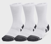 Шкарпетки Under Armour Performance Tech 3pk Crew білий Уні LG. Зображення №6