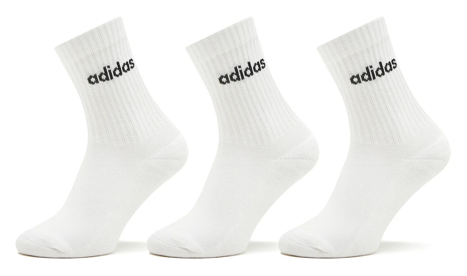 Шкарпетки Adidas C LIN CREW 3P білий, чорний Уні L (43-45) Шкарпетки Adidas C LIN CREW 3P білий, чорний Уні L (43-45)