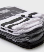 Носки Under Armour Essential 6pk Crew белый, серый, черный Уни LG. Изображение №17