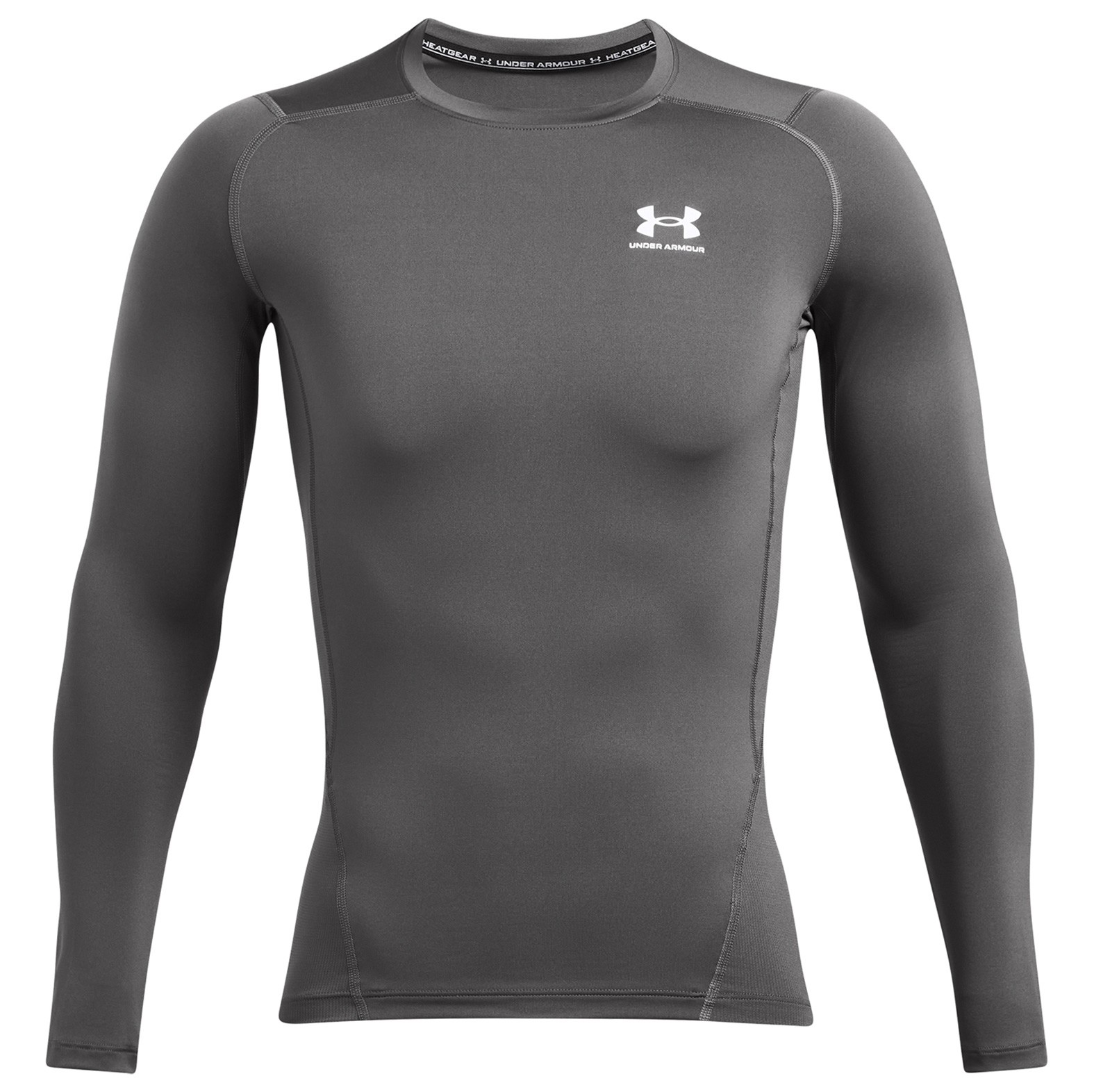 Лонгслив UA HG Armour Comp LS серый Муж LG (1361524-025) Лонгслив UA HG Armour Comp LS серый Муж LG (1361524-025)