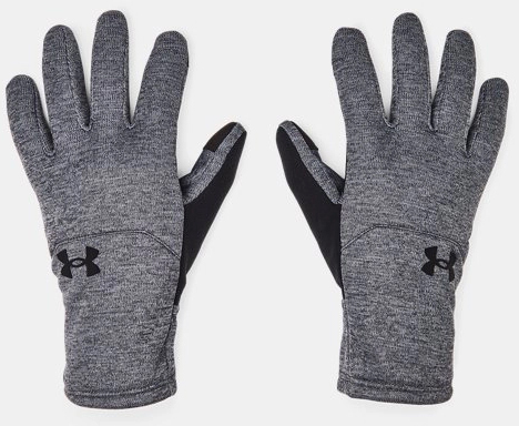 Рукавички Under Armour Storm Fleece Gloves сірий, чорний Чол MD Рукавички Under Armour Storm Fleece Gloves сірий, чорний Чол MD