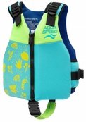 Жилет для плавання Aqua Speed Safe Splash 61122 бірюзовий, салатовий, синій Діт 15-19 кг. Зображення №3