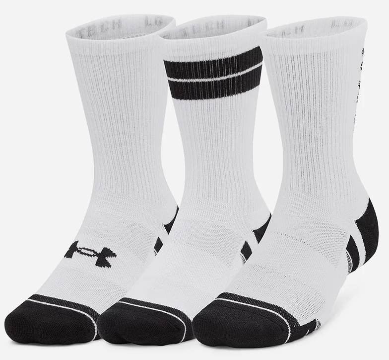 Шкарпетки Under Armour Perf Tech Nov 3pk Crew білий Уні LG Шкарпетки Under Armour Perf Tech Nov 3pk Crew білий Уні LG
