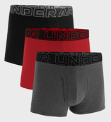 Трусы Under Armour PERFORMANCE COTTON - SOLID 3 3PK серый, красный, черный Муж MD. Изображение №5 Трусы Under Armour PERFORMANCE COTTON - SOLID 3 3PK серый, красный, черный Муж MD. Изображение №5