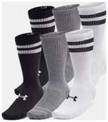 Носки Under Armour Essential 6pk Crew черный, белый, серый Уни MD. Изображение №2