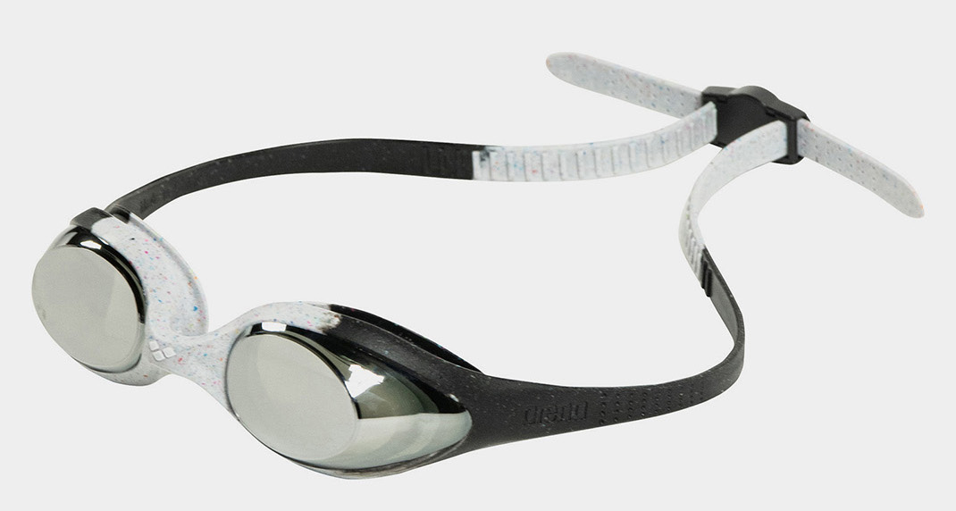 Очки для плавания Arena SPIDER JR MIRROR черный, белый Дет OFSM Очки для плавания Arena SPIDER JR MIRROR черный, белый Дет OFSM
