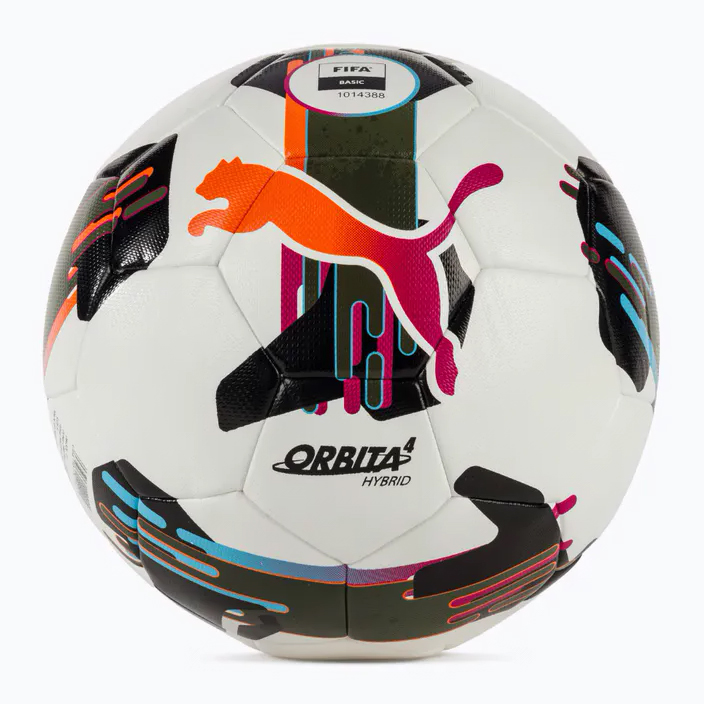М'яч футбольний Puma Orbita 4 HYB (FIFA Basic) білий, чорний, болотний Уні 5 М'яч футбольний Puma Orbita 4 HYB (FIFA Basic) білий, чорний, болотний Уні 5
