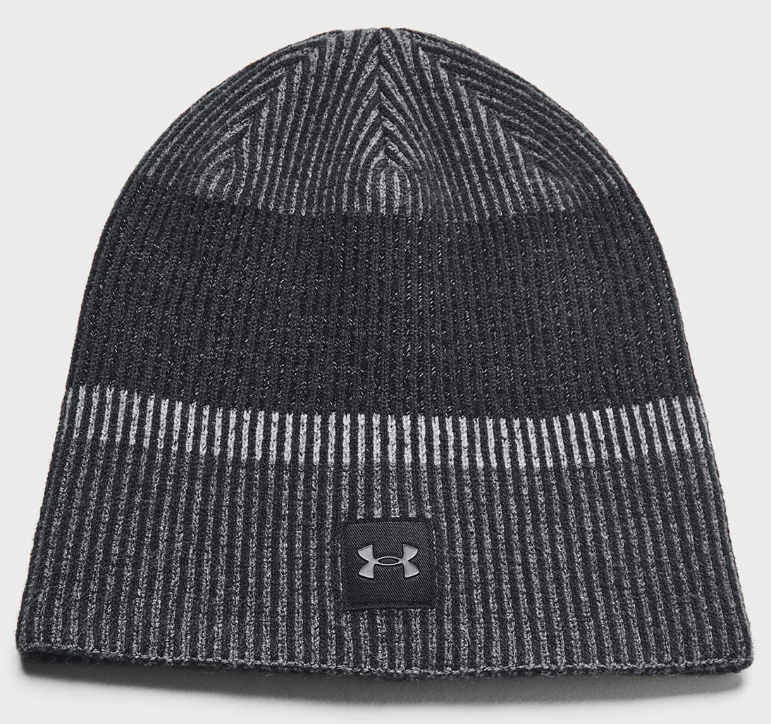 Шапка Under Armour Launch Reflective Beanie чорний Уні OSFM Шапка Under Armour Launch Reflective Beanie чорний Уні OSFM