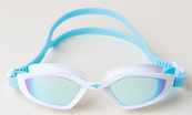 Очки для плавания Aqua Speed RAVEN MIRROR 61425 белый, бирюзовый Уни OFSM. Изображение №2 Очки для плавания Aqua Speed RAVEN MIRROR 61425 белый, бирюзовый Уни OFSM. Изображение №2