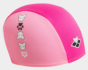 Шапка для плавання Arena FRIENDS KIDS POLYESTER CAP рожевий Діт OSFM. Зображення №2 Шапка для плавання Arena FRIENDS KIDS POLYESTER CAP рожевий Діт OSFM. Зображення №2