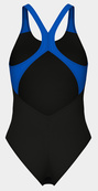 Купальник закритий для жінок Arena BREATH SWIMSUIT V BACK LB синій, чорний, бірюзовий Жін 36. Зображення №4