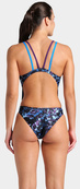Купальник закритий для жінок Arena ROCKIN SWIMSUIT SWIM TECH MULT чорний, синій, фіолетовий Жін 40. Зображення №2