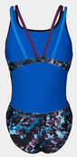 Купальник закритий для жінок Arena ROCKIN SWIMSUIT SWIM TECH MULT чорний, синій, фіолетовий Жін 38. Зображення №5