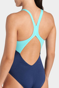 Купальник закритий для жінок Arena DREAMHLINE SWIMSUIT V BACK синій, бірюзовий Жін 36. Зображення №9