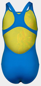Купальник для дівчат Arena PALETTE SWIMSUIT SWIM PRO BACK блакитний, жовтий, мультикольор Діт. Зображення №4