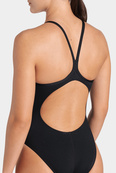 Купальник закритий для жінок Arena DIAMOND SWIMSUIT LIGHTDROP BAC чорний, білий Жін 38. Зображення №4
