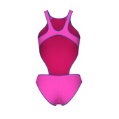 Купальник закрытый для женщин Arena ONE NEXT SWIMSUIT розовый Жен. Изображение №3