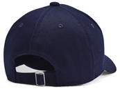 Кепка Under Armour Youth Sportstyle Lockup Adj синяя OSFM (1381646-410). Изображение №2