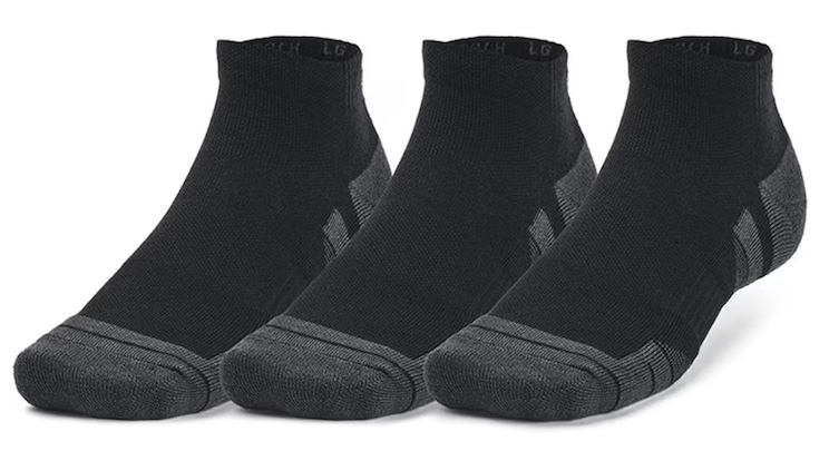 Шкарпетки UA Performance Tech 3pk Low чорний Уні XL (1379504-002) Шкарпетки UA Performance Tech 3pk Low чорний Уні XL (1379504-002)