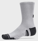 Носки Under Armour Unisex Perf Tech 6pk Crew черный, серый, белый Уни XL. Изображение №3