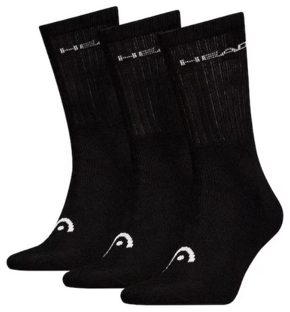 Носки Head ELEMENTS ALL SPORTS CREW 3P черный Муж 39-42 Носки Head ELEMENTS ALL SPORTS CREW 3P черный Муж 39-42