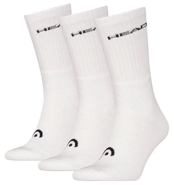 Носки Head ELEMENTS ALL SPORTS CREW 3P белый Муж 39-42 Носки Head ELEMENTS ALL SPORTS CREW 3P белый Муж 39-42