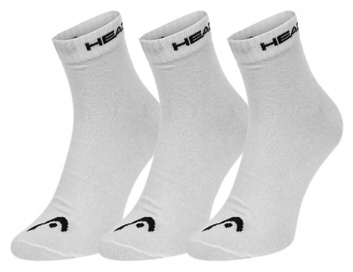 Носки Head ELEMENTS ALL SPORTS QUARTER 3P белый Муж 31-34 Носки Head ELEMENTS ALL SPORTS QUARTER 3P белый Муж 31-34