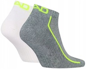 Шкарпетки Head ALL SPORTS PERFORMANCE SNEAKER 2P сірий, білий Чол 43-46. Зображення №2