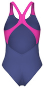 Купальник закрытый для женщин Arena SPIDER WEB SWIMSUIT V BACK розовый Жен 40. Изображение №4