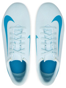 Бутси Nike JR VAPOR 16 CLUB FG/MG білий, блакитний Діт 34 (US 2.5Y). Зображення №5 Бутси Nike JR VAPOR 16 CLUB FG/MG білий, блакитний Діт 34 (US 2.5Y). Зображення №5