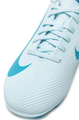 Бутси Nike JR VAPOR 16 CLUB FG/MG білий, блакитний Діт 34 (US 2.5Y). Зображення №7 Бутси Nike JR VAPOR 16 CLUB FG/MG білий, блакитний Діт 34 (US 2.5Y). Зображення №7