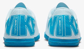 Футзалки Nike JR VAPOR 16 CLUB IC білий, блакитний Діт 38 (US 5.5Y). Зображення №6 Футзалки Nike JR VAPOR 16 CLUB IC білий, блакитний Діт 38 (US 5.5Y). Зображення №6