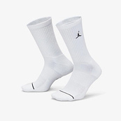 Шкарпетки Nike U J ED CUSH POLY CREW 3PR 144 білий Уні 34-38. Зображення №4