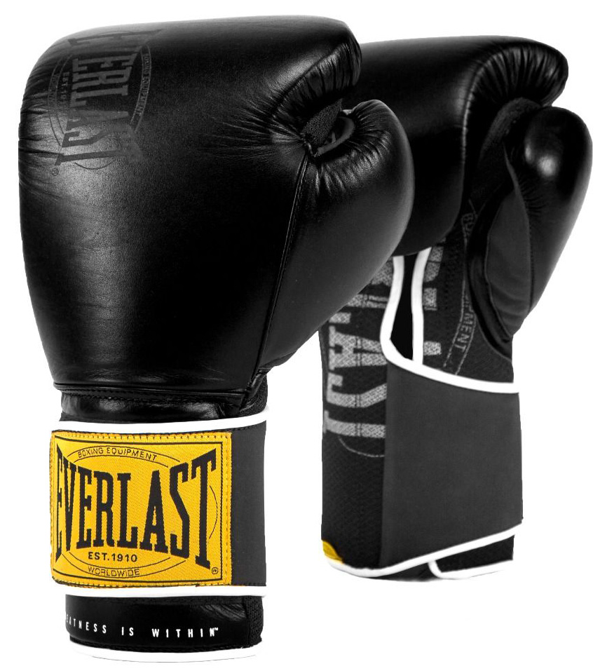 Боксерські рукавиці Everlast 1910 CLASSIC TRAINING GLOVE чорний 14 унцій (P00001711) Боксерські рукавиці Everlast 1910 CLASSIC TRAINING GLOVE чорний 14 унцій (P00001711)