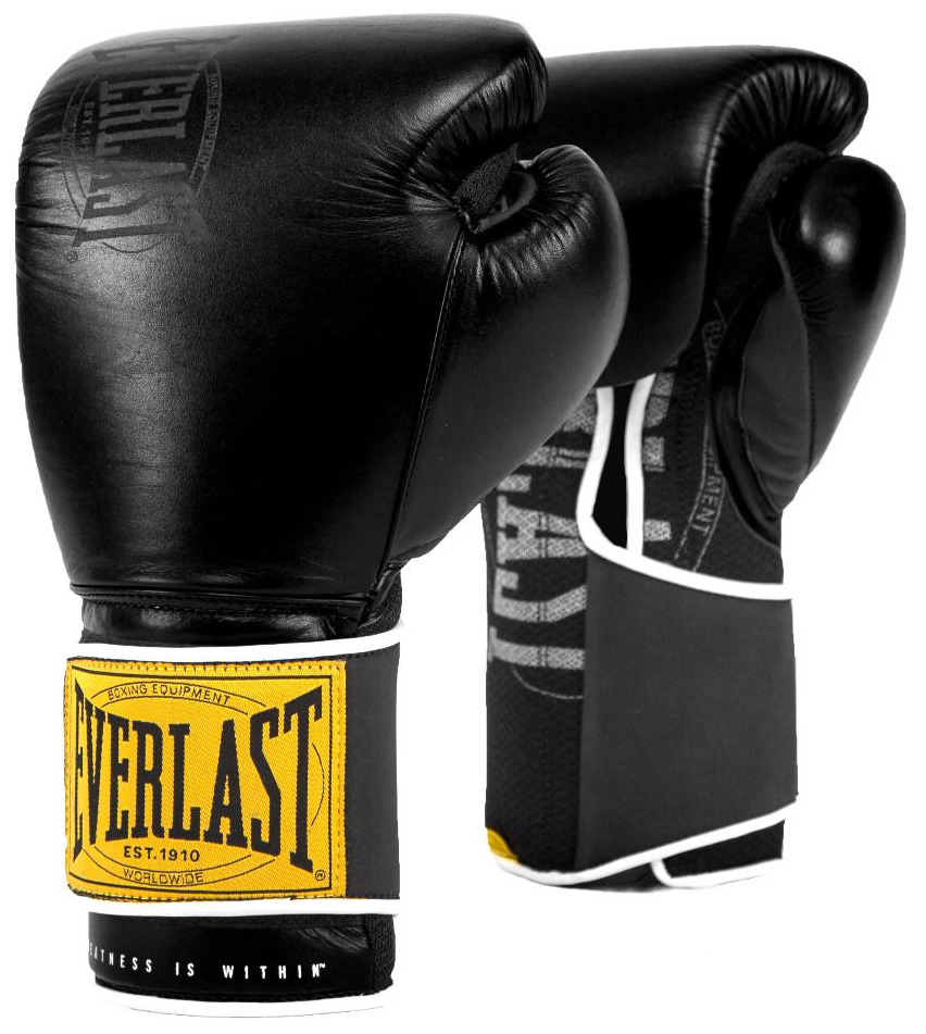 Боксерські рукавиці Everlast 1910 CLASSIC TRAINING GLOVE чорний 16 унцій (P00001713) Боксерські рукавиці Everlast 1910 CLASSIC TRAINING GLOVE чорний 16 унцій (P00001713)