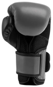 Боксерские перчатки Everlast POWERLOCK 2R TRAINING GLOVE серый, черный 12 унций. Изображение №3 Боксерские перчатки Everlast POWERLOCK 2R TRAINING GLOVE серый, черный 12 унций. Изображение №3