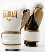 Боксерські рукавиці Everlast POWERLOCK 2R TRAINING GLOVE білий, золотий Уні 10 унцій (P00003048). Зображення №7