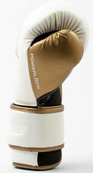 Боксерські рукавиці Everlast POWERLOCK 2R TRAINING GLOVE білий, золотий Уні 14 унцій. Зображення №6 Боксерські рукавиці Everlast POWERLOCK 2R TRAINING GLOVE білий, золотий Уні 14 унцій. Зображення №6