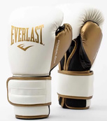 Боксерські рукавиці Everlast POWERLOCK 2R TRAINING GLOVE білий, золотий 12 унцій (P00003049). Зображення №7 Боксерські рукавиці Everlast POWERLOCK 2R TRAINING GLOVE білий, золотий 12 унцій (P00003049). Зображення №7