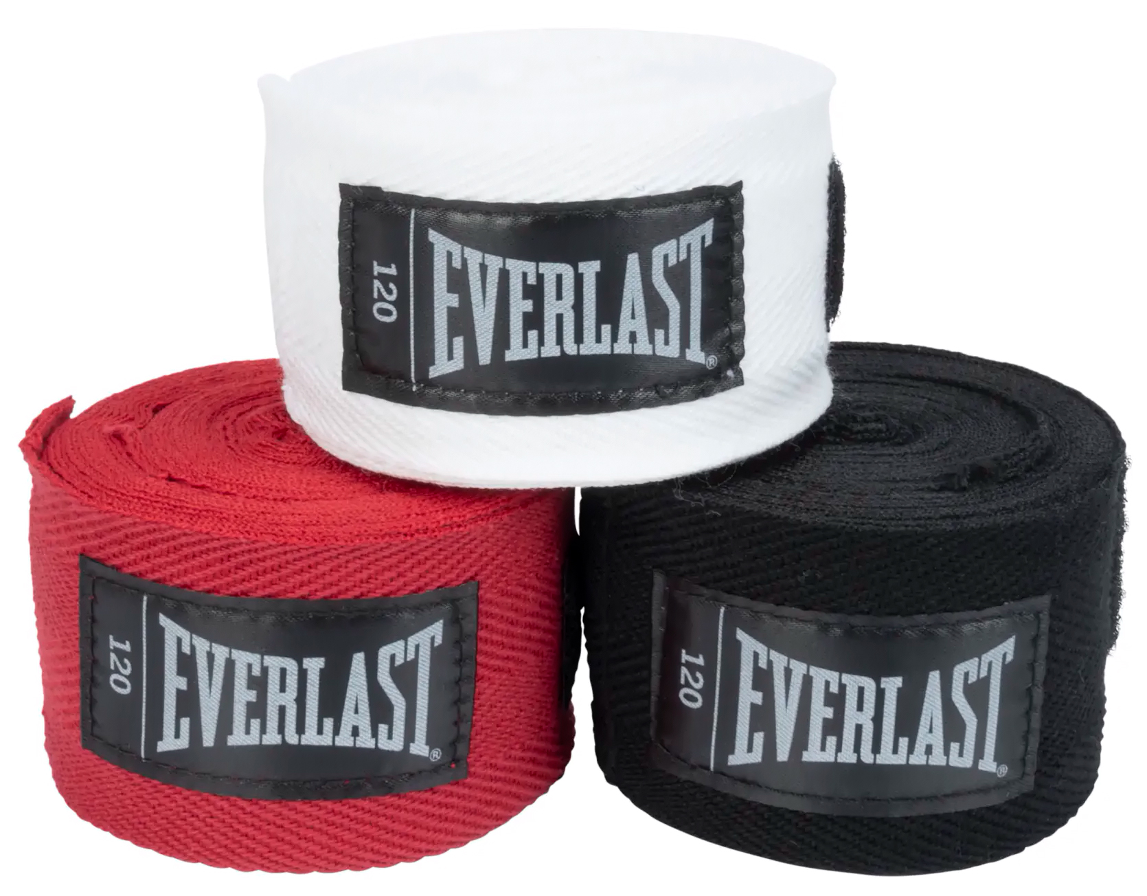 Бинты Everlast CORE HANDWRAPS 3 PACK черный, белый, красный Уни 120 (304,8 см) Бинты Everlast CORE HANDWRAPS 3 PACK черный, белый, красный Уни 120 (304,8 см)