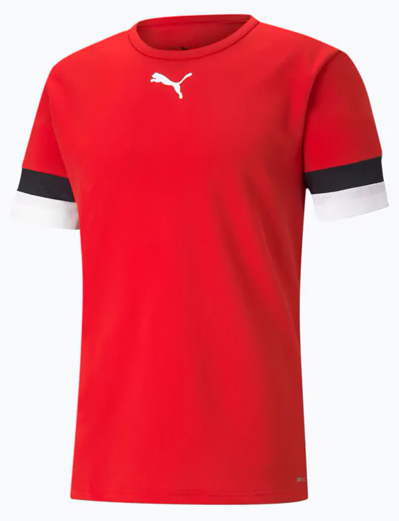 Футболка Puma teamRISE Jersey червоний Чол L Футболка Puma teamRISE Jersey червоний Чол L