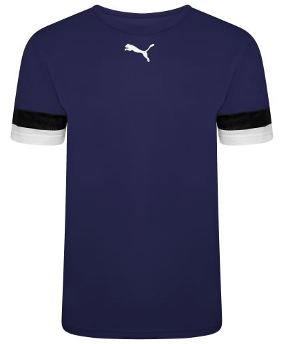 Футболка Puma teamRISE Jersey темно-синяя Муж S Футболка Puma teamRISE Jersey темно-синяя Муж S