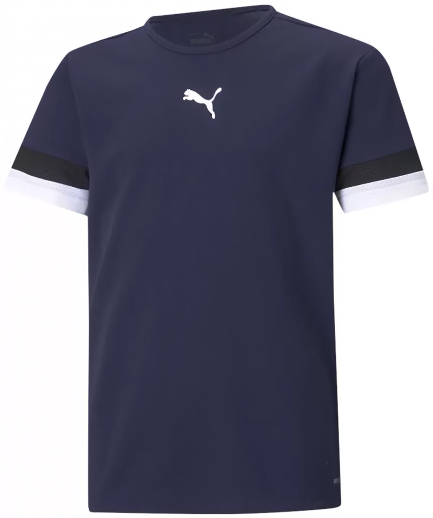 Футболка Puma teamRISE Jersey Jr темно-синій Діт 152 см Футболка Puma teamRISE Jersey Jr темно-синій Діт 152 см