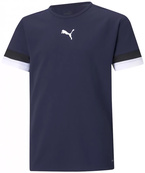 Футболка Puma teamRISE Jersey Jr темно-синій Діт 176 см. Зображення №2 Футболка Puma teamRISE Jersey Jr темно-синій Діт 176 см. Зображення №2