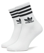 Носки Adidas CREW SOCK 3STR белый серый, черный Уни XL (46-48). Изображение №4 Носки Adidas CREW SOCK 3STR белый серый, черный Уни XL (46-48). Изображение №4