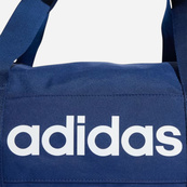 Сумка Adidas LINEAR DUFF XS 12,5L темно-синяя Уни 15х37х20 см. Изображение №3 Сумка Adidas LINEAR DUFF XS 12,5L темно-синяя Уни 15х37х20 см. Изображение №3