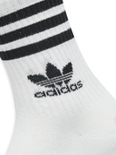 Носки Adidas CREW SOCK 3STR белый серый, черный Уни XL (46-48). Изображение №6 Носки Adidas CREW SOCK 3STR белый серый, черный Уни XL (46-48). Изображение №6