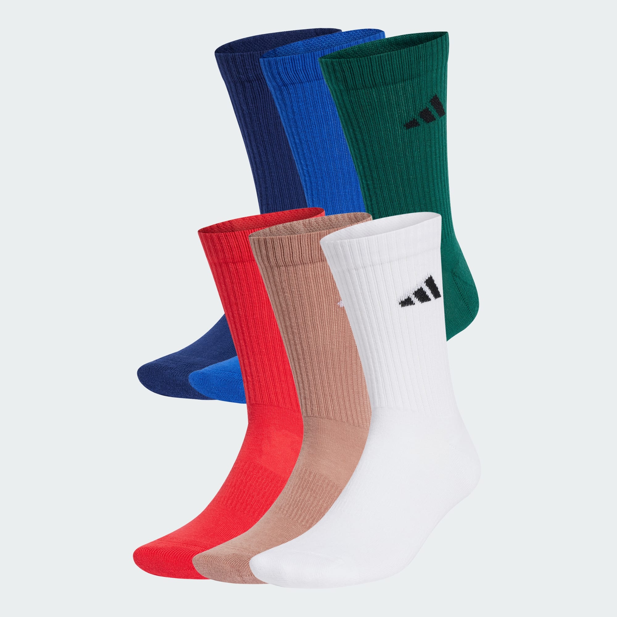 Носки Adidas CUSHIONED CREW SOCKS 6P мультиколор Уни XL (46-48) (JP1717) Носки Adidas CUSHIONED CREW SOCKS 6P мультиколор Уни XL (46-48) (JP1717)